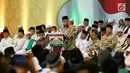 Ketua Umum PBNU Said Aqil Siradj, memberikan sambutan pada acara Multaqo Ulama, Habib dan Cendekiawan Muslim di Hotel Kartika Chandra, Jakarta, Jumat (3/5/2019). Pertemuan yang dihadiri 1500 alim ulama dan habib mengajak umat Islam menjaga stabilitas keamanan di Indonesia. (Liputan6.com/Johan Tallo)