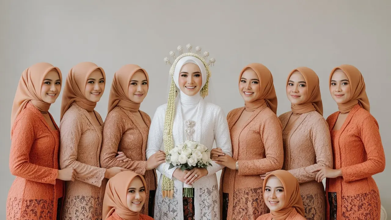 Model Kebaya Bridesmaid Hijab Modern & Stylish