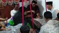 Suasana rumah duka almarhum Andi Maddusila, Raja Gowa ke-37 (Fauzan/Liputan6.com)