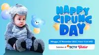 Saksikan keseruan hari ulang tahun Rayyanza Malik Ahmad dalam program Happy Cipung Day di SCTV dan Vidio. (Dok. Vidio)