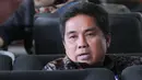 Ketua Pengadilan Negeri Kelas IA Khusus Tangerang Muhammad Damis menunggu untuk menjalani pemeriksaan di gedung KPK, Jakarta, Senin (26/3). Wahyu Widya terjerat kasus suap perkara sengketa tanah yang di tangani PN Tangerang. (Merdeka.com/Dwi Narwoko)
