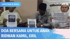 Ratusan warga dan santri di Majalengka menggelar doa bersama atas hilangnya anak dari Ridwan Kamil, Emmeril Kahn Mumtadz alias Eril yang terseret arus Sungai Aare di Swiss. Warga berharap Eril segera ditemukan.
