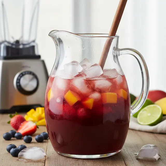 Cara membuat jus (Foto: Gemini AI)