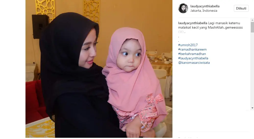 Laudya Cynthia Bella sudah pantas menjadi ibu? (Foto: Instagram)