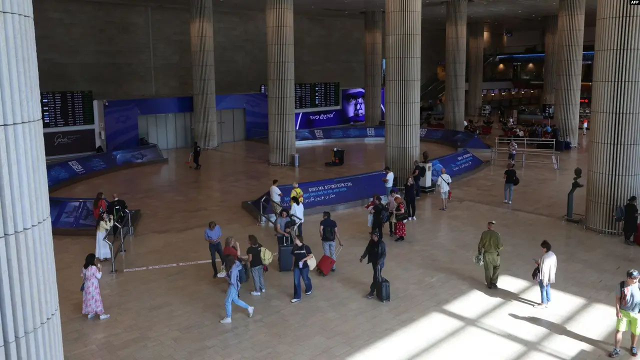 Bandara Ben Gurion Israel dekat Tel Aviv. (AFP/File)