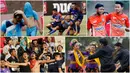 Berikut ini momen menarik di sepanjang turnamen sepak bola Torabika Campus Cup 2017 di Gor Jati Padjajaran, Jatinangor, Kamis (28/9/2017). Mulai dari aksi pertandingan, ekspresi bahagia kemenangan hingga tangisan kekalahan. (Bola.com/M Iqbal Ichsan)