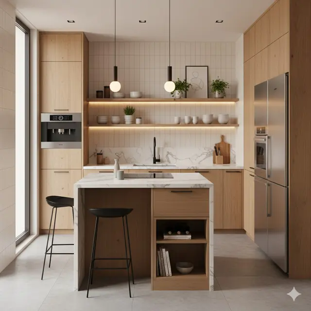 Model Dapur Kecil Tapi Mewah 2025 untuk Rumah Minimalis Modern