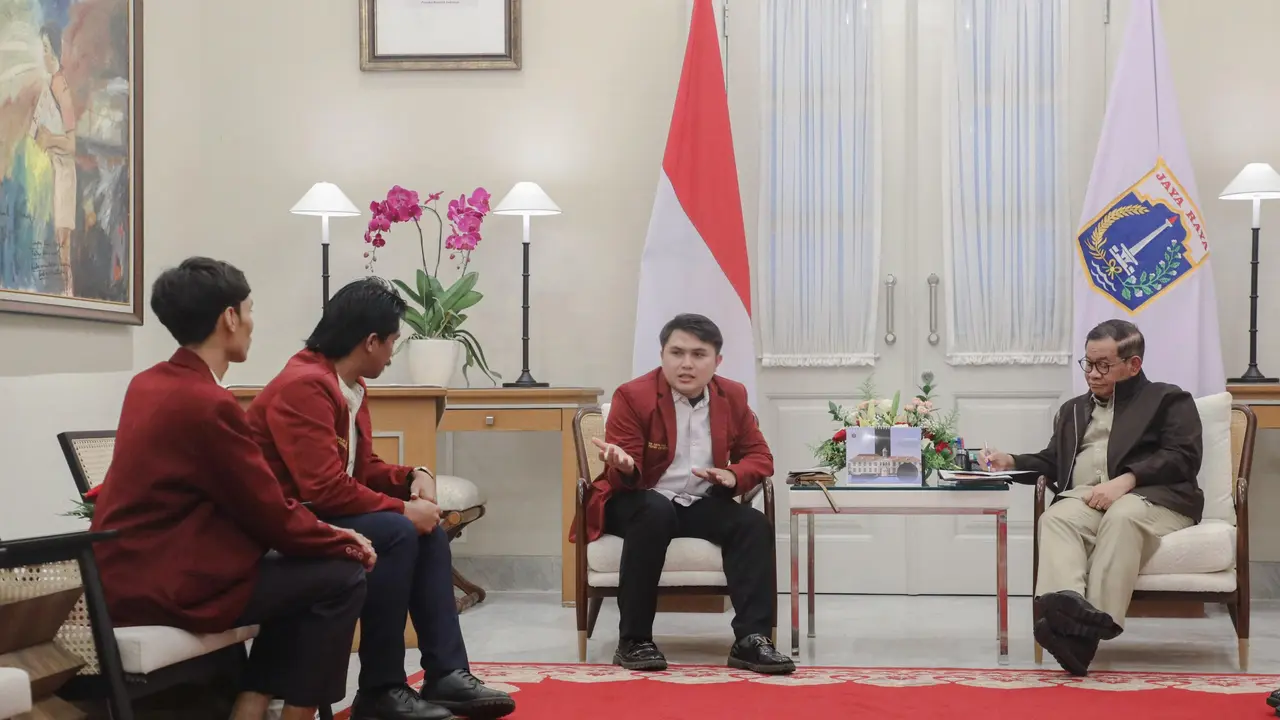 PW Hima Persis melaksanakan audiensi dengan Gubernur DKI Jakarta Pramono Anung pada Senin 23 Februari 2026.