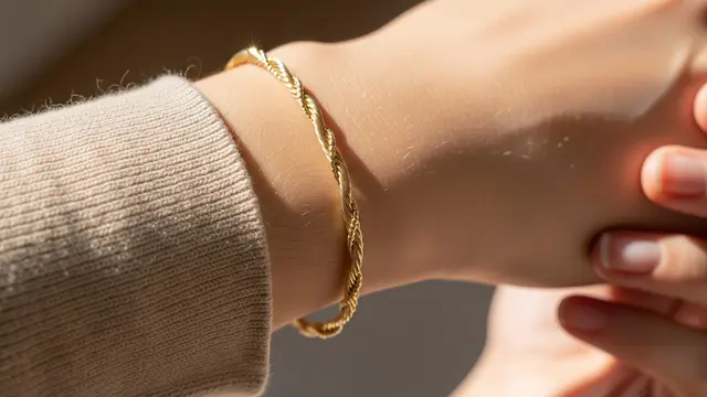 Gelang Emas Model Kabel/Twist: Tekstur Unik yang Menarik Perhatian