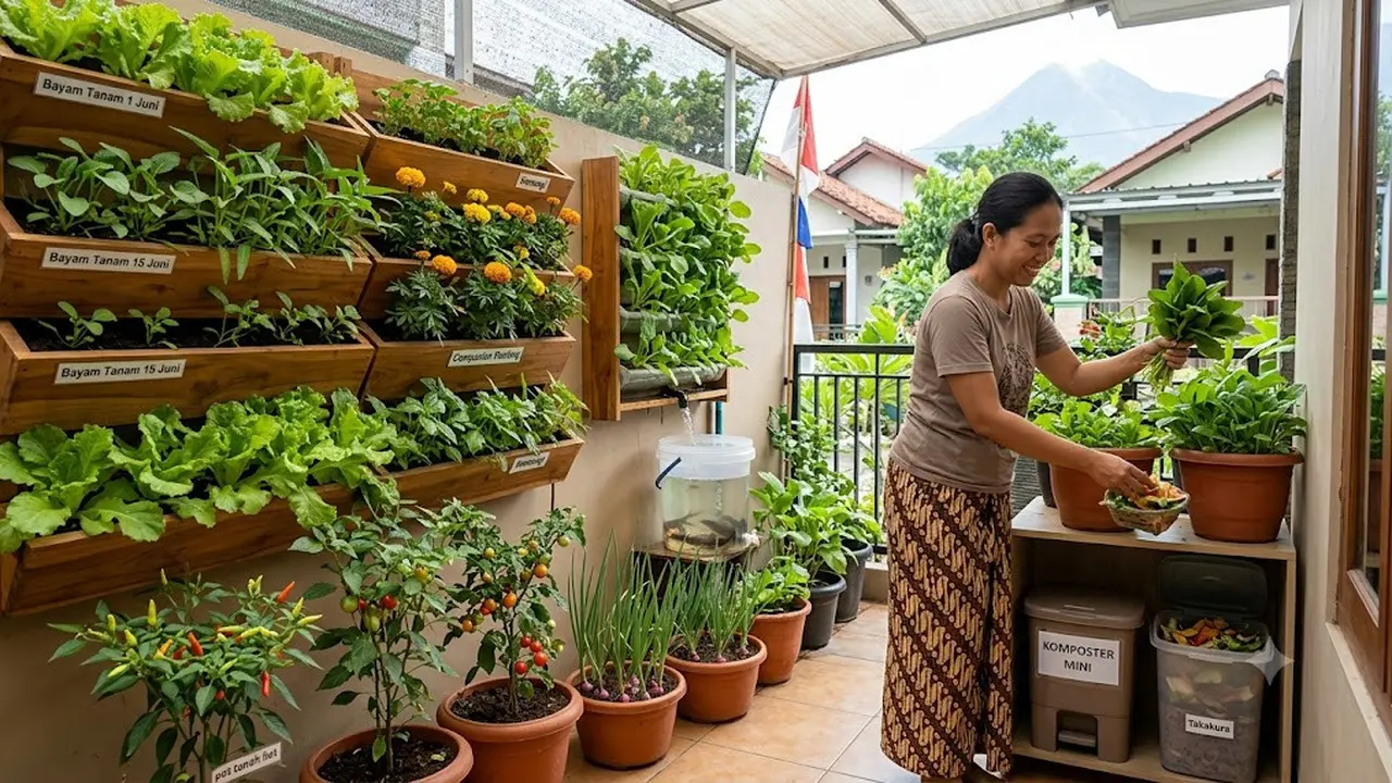 Tren Mini Food Garden 2026, Halaman Kecil Bisa Panen Sepanjang Tahun