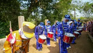 Prabowo Dukung Kreativitas SDN Tegalega, Kirim Satu Set Drumben