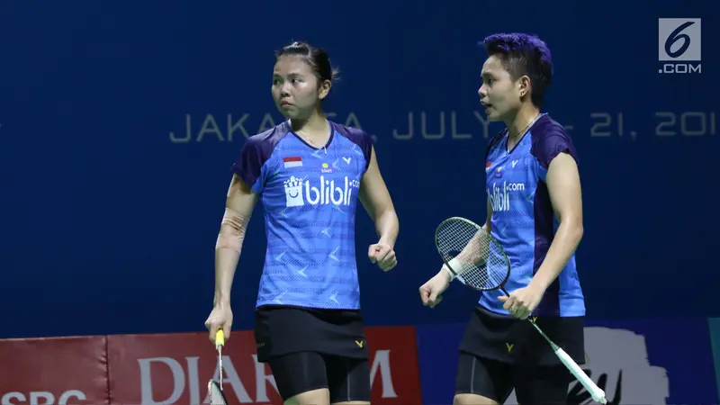 Greysia/Apriyani Kandas di 16 Besar Indonesia Open 2019