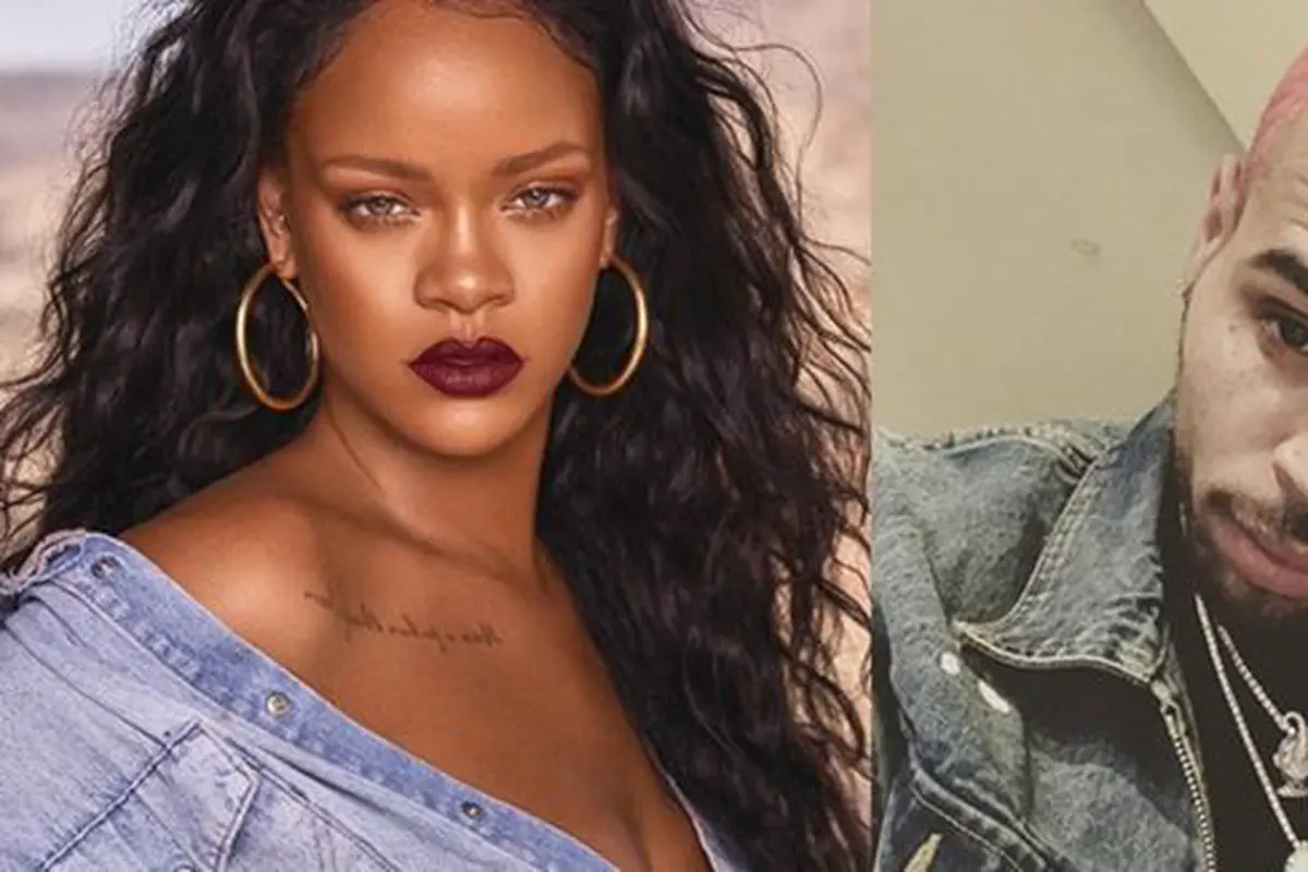 Rihanna vs Snapchat/copyright instagram.com/badgalririr/ instagram.com/chrisbrownofficial/