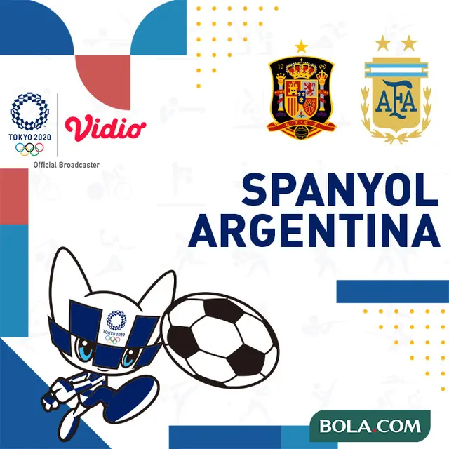 Olimpiade 2020 - Spanyol Vs Argentina