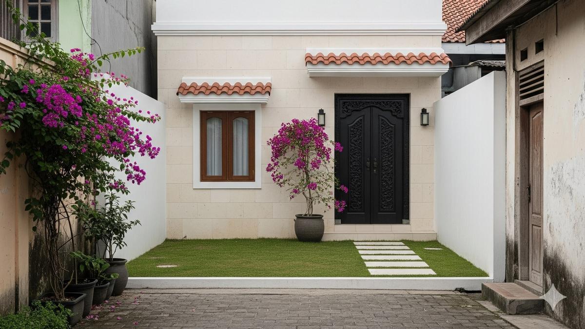 Wujudkan Rumah Gaya Mediterania Mini Budget Rp100 Juta di Gang Kecil, Simak 10 Inspirasi Desain Menarik Ini