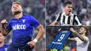 Berikut ini deretan top scorer Serie A 2017/2018 hingga pekan kesembilan. (Kolase foto-foto AP)