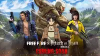 Garena Bakal Hadirkan Konten Bertema Attack on Titan di Free Fire