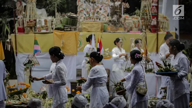 Melihat Prosesi Tawur Agung Kesanga di Pura Aditya Jaya Rawamangun