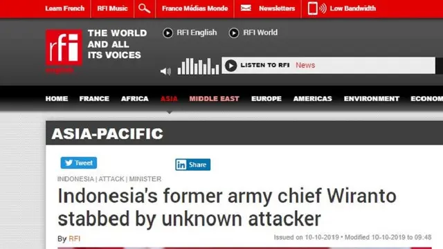 RFI - Wiranto