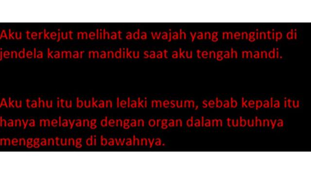 5 Cerita Horor Singkat Ini Bikin Merinding, Jadi Was-Was