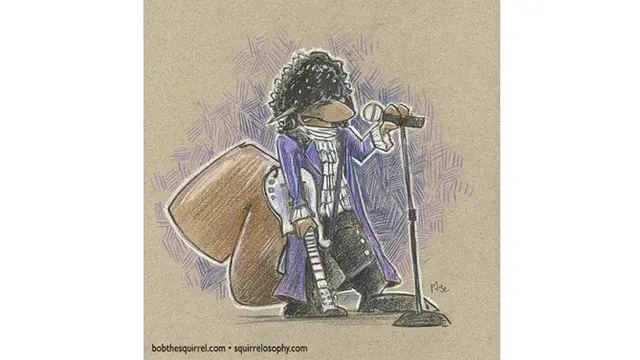 7 Ilustrasi Tupai dengan Karakter Musisi Terkenal, Detailnya Bikin Takjub