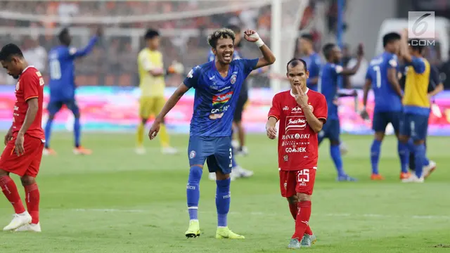 Ekspresi Pemain Persija Usai Ditahan Imbang Arema FC