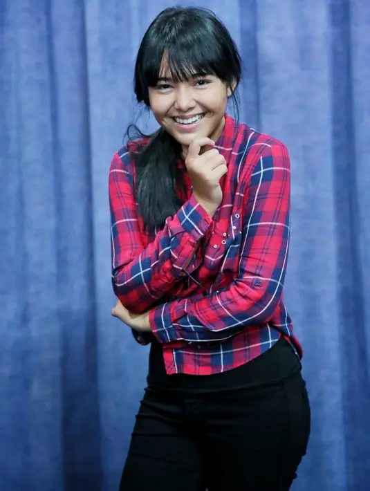 Kebanggaan pemeran 16 tahun itu bertambah lantaran sinetron yang dibintanginya, Mermaid in Love mendapatkan dua nominasi dalam ajang yang sama. (Adrian Putra/Bintang.com)