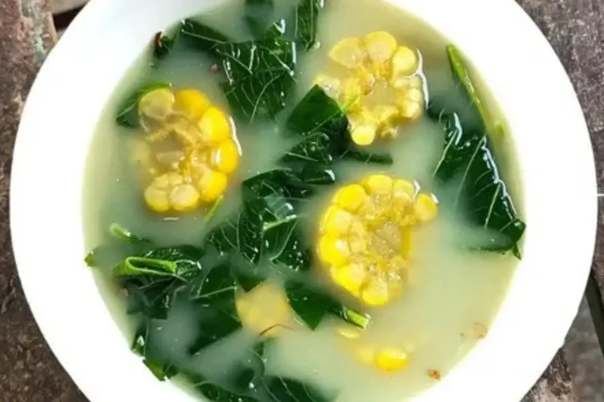 Resep bobor bayam jagung manis. (dok. Cookpad @ibutina)