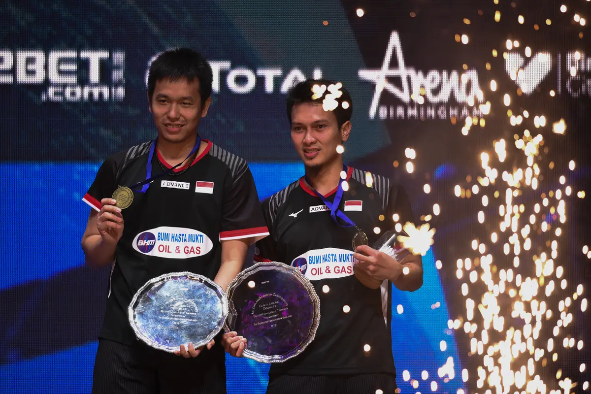 Hendra Setiawan/Mohammad Ahsan Raih Gelar Juara All England 2019
