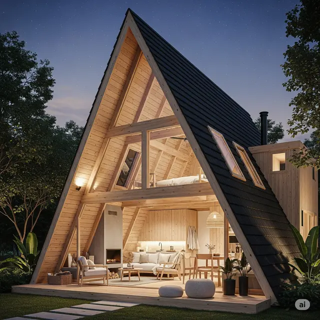 Gaya A-Frame Scandinavian