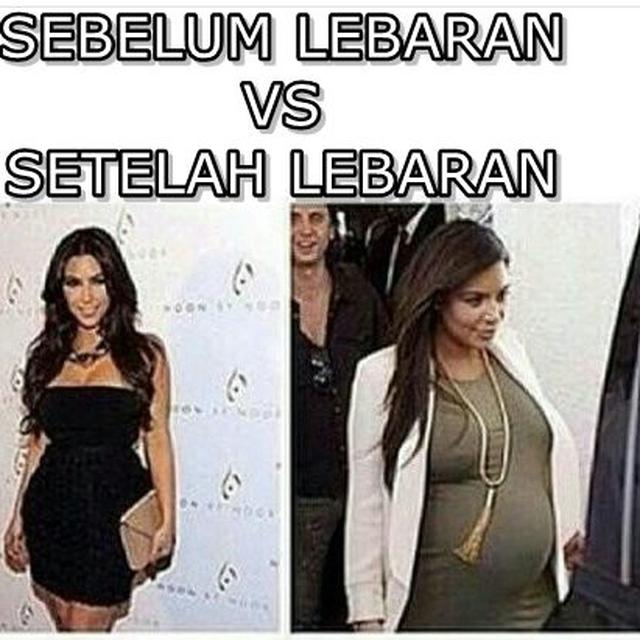 Gambar Kata Lucu Setelah Lebaran - Kata Kata