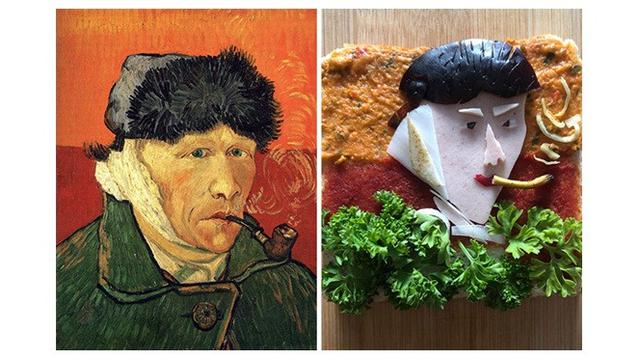 8 Kreasi Lukisan Terkenal di Atas Roti Ini Bikin Geleng Kepala