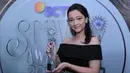 Megan Domani mengaku dirinya shock lantaran bisa menyabet piala di SCTV Awards 2017. Adik dari Bryan Domani tersebut meraih penghargaan lewat perannya di sinetron Anak Mesjid. (Adrian Putra/Bintang.com)