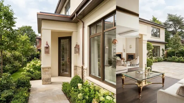 Cream dan Coklat Metalik untuk Kesan Glamor