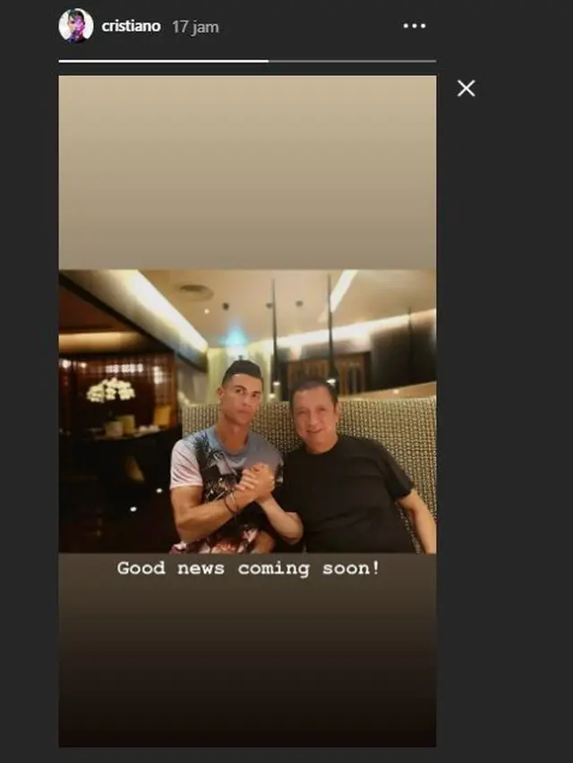 Insta Story Ronaldo