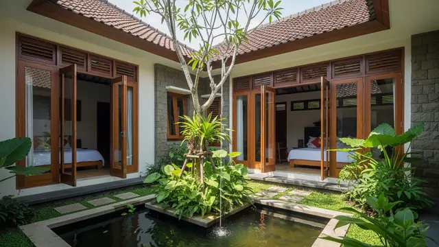 Inspirasi Rumah 1 Lantai Dengan Strategi Pendinginan Pasif