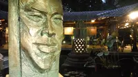 Pameran seni rupa di lobi Hotel Hyatt Regency Yogyakarta
