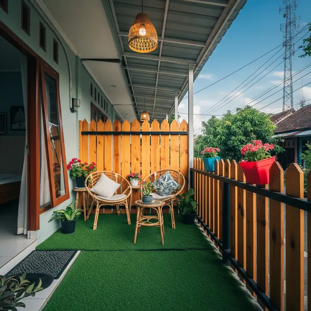 9 Model Rumah Teras Mungil tapi Adem, Nyaman dan Bikin Betah Bersantai