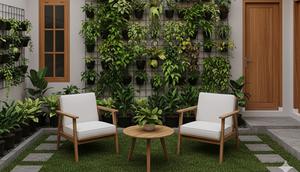 7 Halaman Belakang Rumah Kecil Tapi Estetik untuk Spot Foto Instagramable, Cocok Buat Nongkrong Santai di Rumah (Foto: Gemini AI)