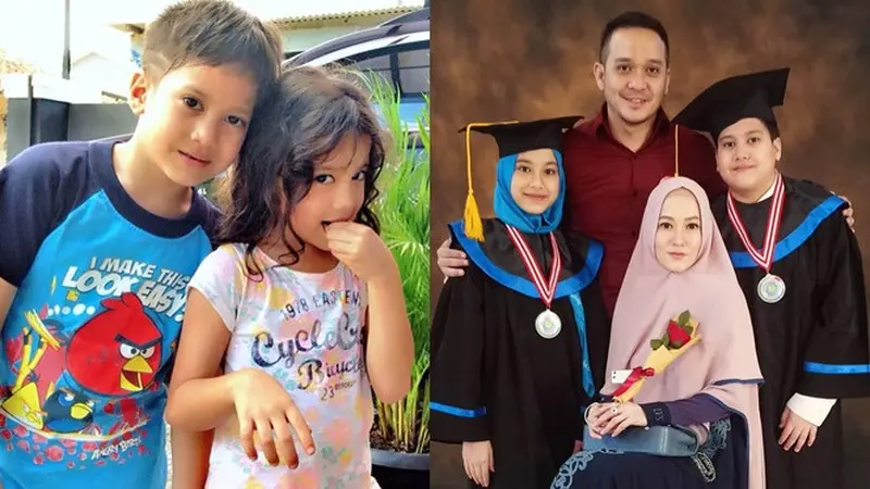 Beranjak Remaja, Ini 6 Potret Anak Kembar Fadlan Muhammad yang Makin Menawan