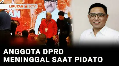 VIDEO: Ambruk saat Pidato, Anggota DPRD Jakarta Brando Susanto Meninggal Dunia