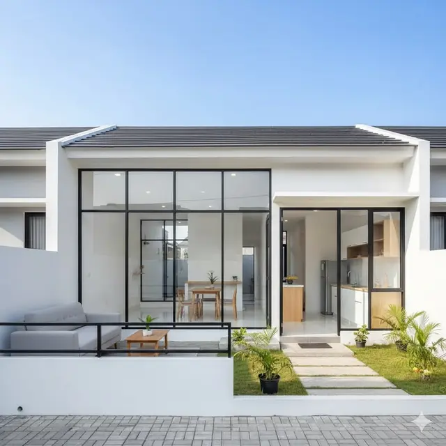 Konsep Terbuka (Open Plan) dan Full Kaca