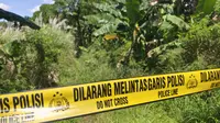 Lokasi penemuan mayat wanita tanpa busana di kebun kosong Depok (Dicky Agung Prihanto)