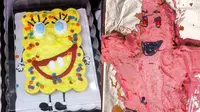 6 Kue Tart Karakter Kartun Spongebob Ini Tak Sesuai Ekspektasi, Absurd Banget (Cake wrecks / Twitter/txtdarigajelas)