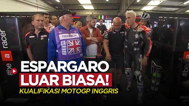 Berita video highlights Kualifikasi MotoGP Inggris 2022, di mana Johann Zarco mencetak rekor lap dan hadir perjuangan luar biasa dari Aleix Espargaro, Sabtu (6/8/2022).