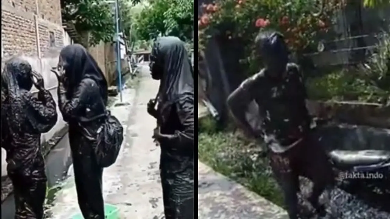6 Momen Apes Orang Tercebur Selokan Ini Jadi Pusat Perhatian, Kasihan Banget