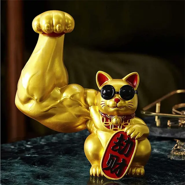 Kocak, Ini 6 Potret Maneki Neko Lucu yang Berpose Nyeleneh