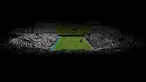  Suasana pertandingan turnamen tenis Wimbledon antara Serena Williams melawan Amra Sadikovic di All England Lawn Tennis & Croquet Club, Wimbledon, Inggris, (28/6/2016). (Reuters/Toby Melville)