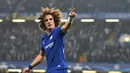 1. David Luiz - Memiliki masalah pribadi dengan Conte membuatnya tak mendapatkan tempat di skuad utama The Blues. Terlebih lagi Luiz acap kali mengalami cedera yang membuatnya kalah bersaing. (AFP/Glyn Kirk)