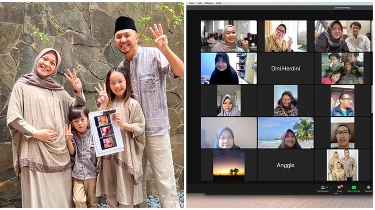 6 Momen Pengajian 4 Bulanan Kehamilan Dian Ayu Lestari, Digelar Secara Virtual
